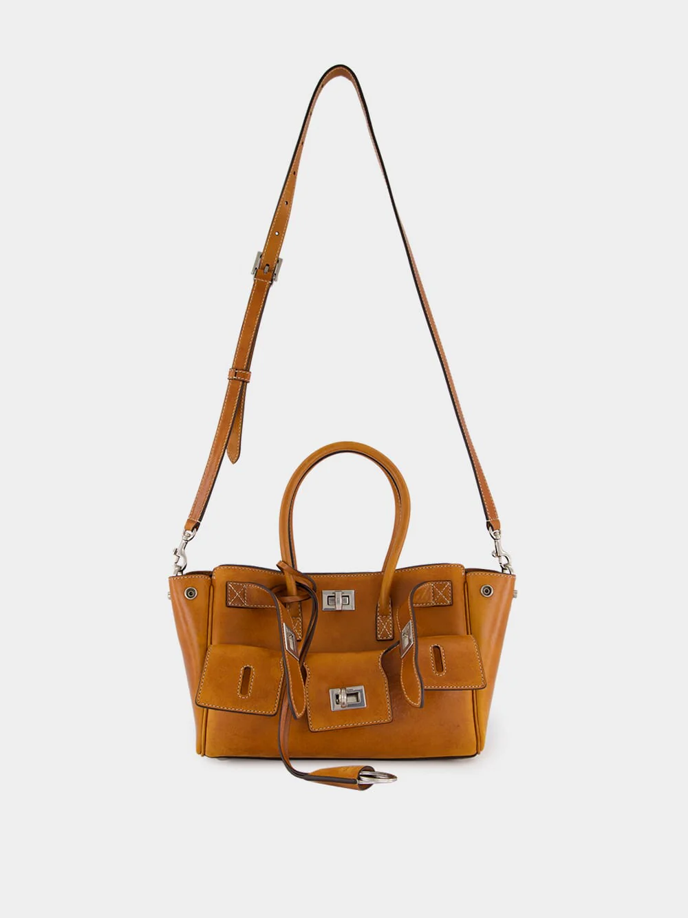 Bel Air Mini Carry All Bag in Tan - Image 3