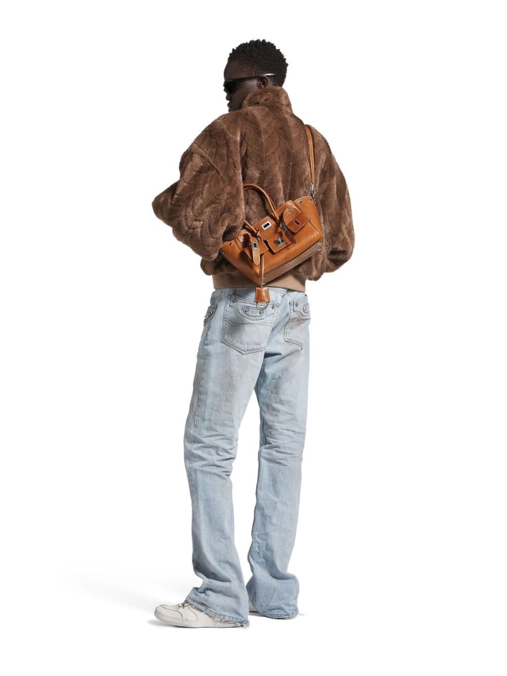 Bel Air Mini Carry All Bag in Tan - Image 4