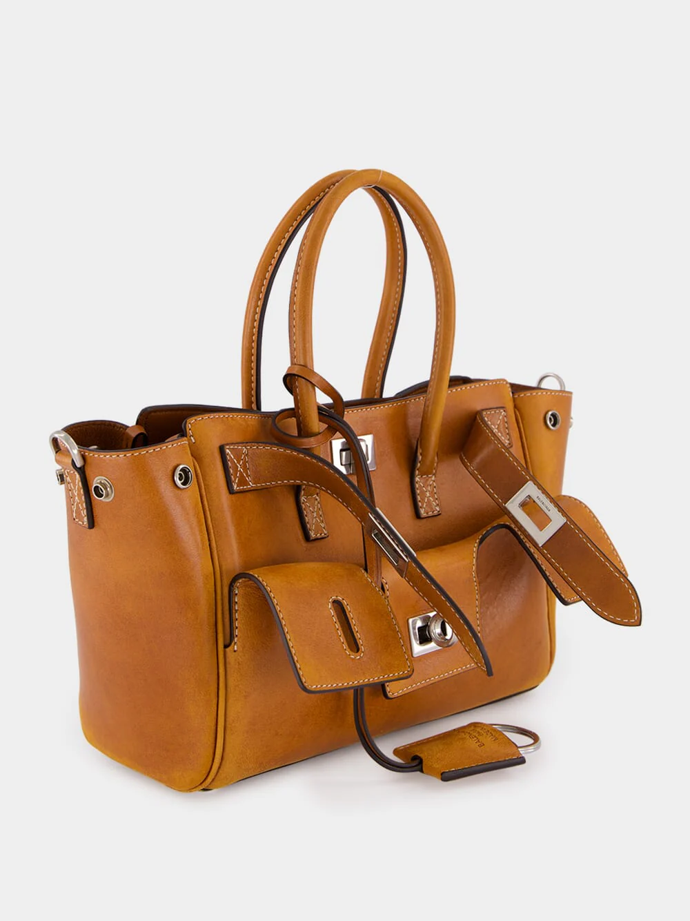 Bel Air Mini Carry All Bag in Tan - Image 5