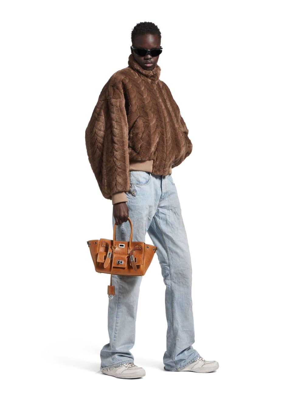 Bel Air Mini Carry All Bag in Tan - Image 6