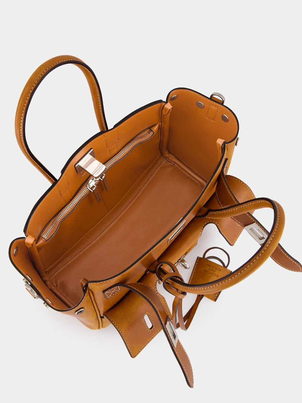 Bel Air Mini Carry All Bag in Tan - Image 9