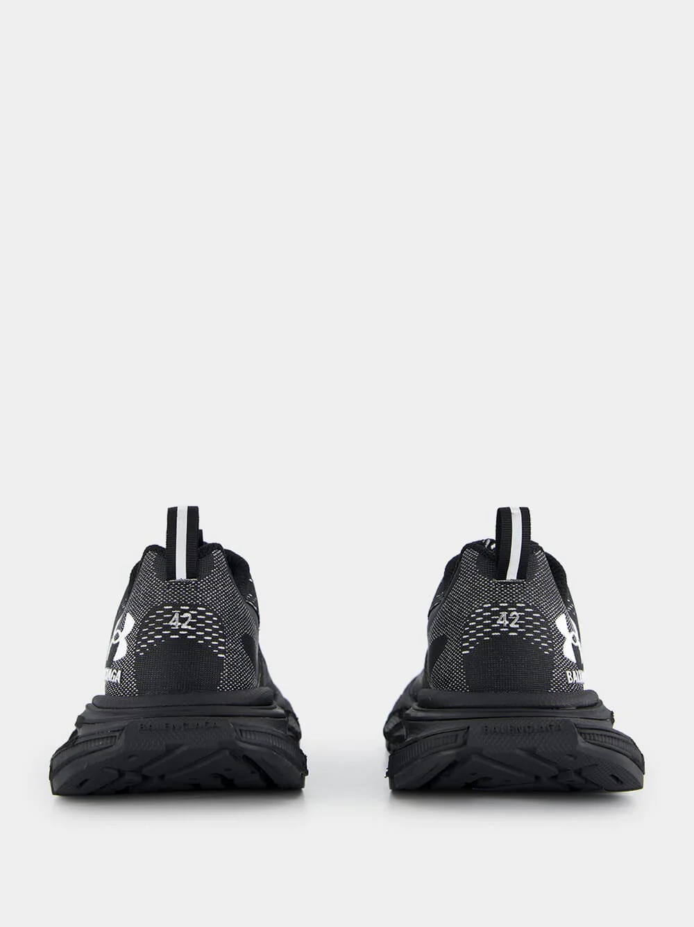 Black 3XL Knit Sneakers - Image 12