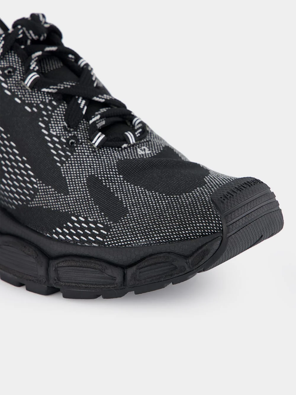 Black 3XL Knit Sneakers - Image 14