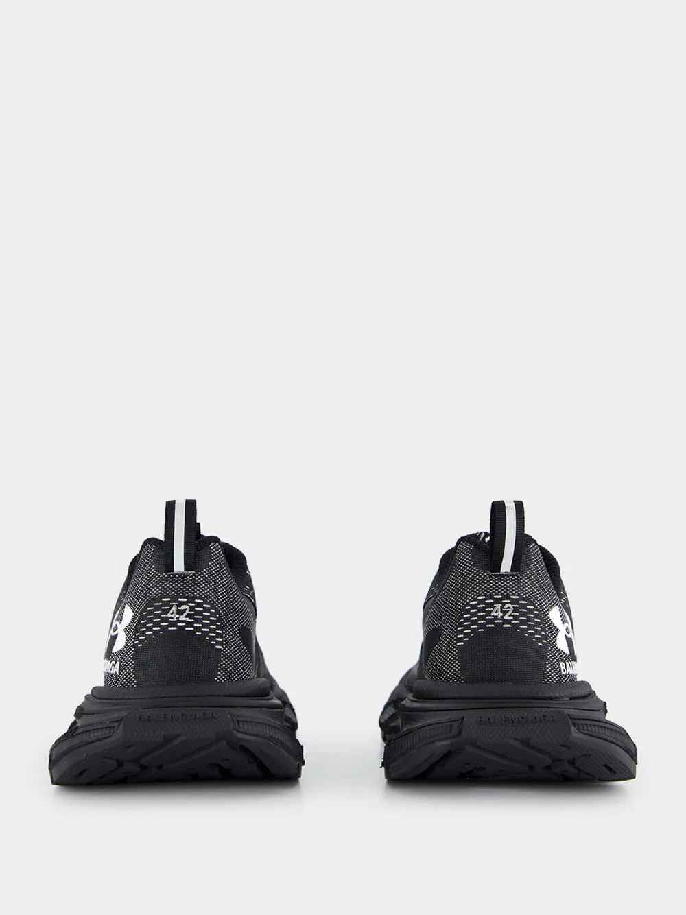 Black 3XL Knit Sneakers - Image 5