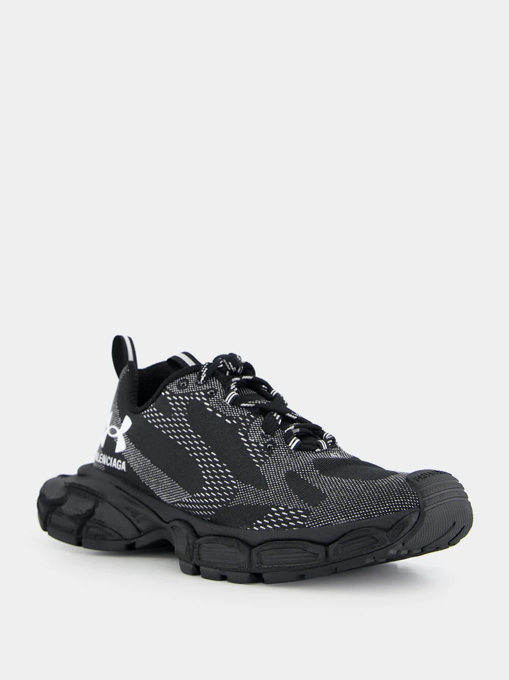 Black 3XL Knit Sneakers - Image 9
