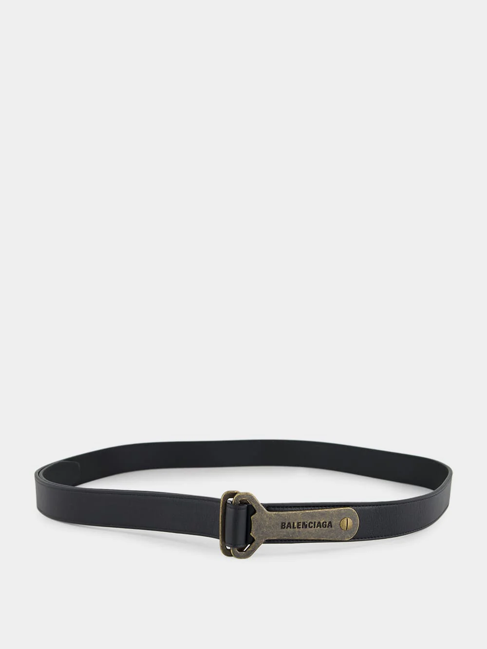 Black Bottle Opener D Ring Belt