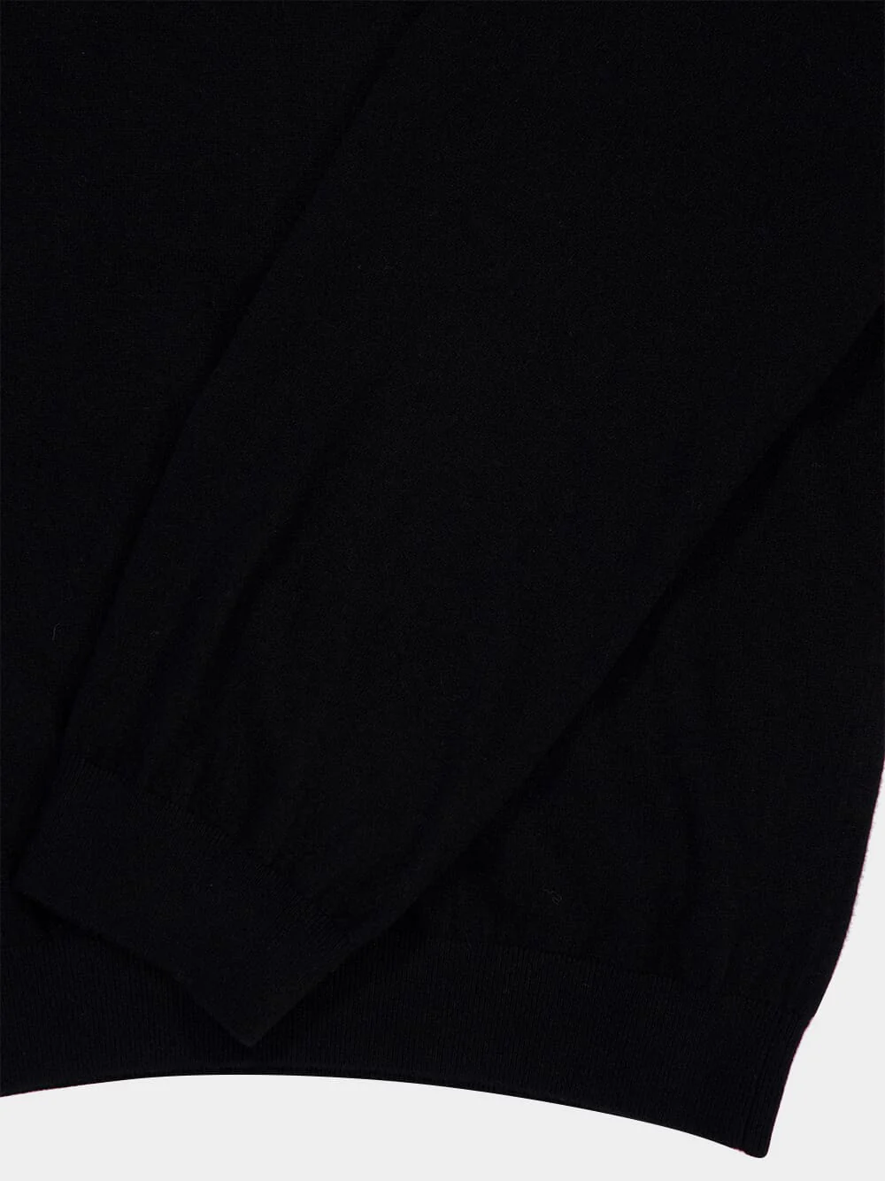 Black Cashmere Crewneck Sweater - Image 6