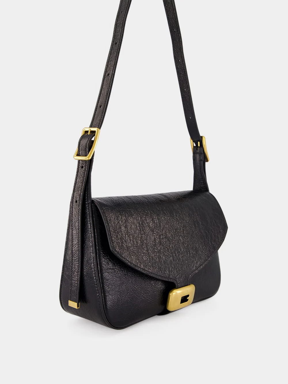 Black Clicca Medium Shoulder Bag - Image 6