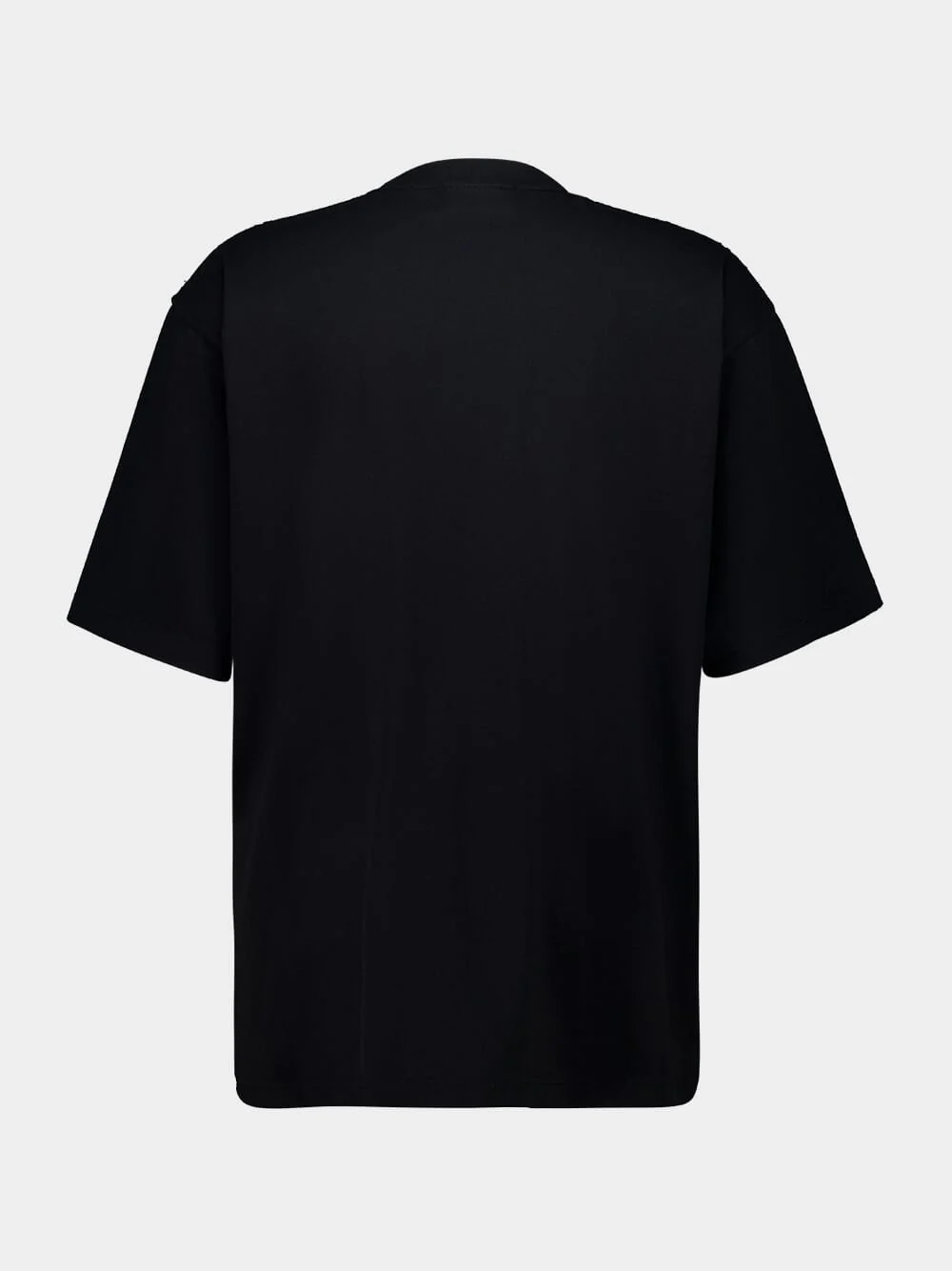 Black Cotton Graphic T-Shirt - Image 2