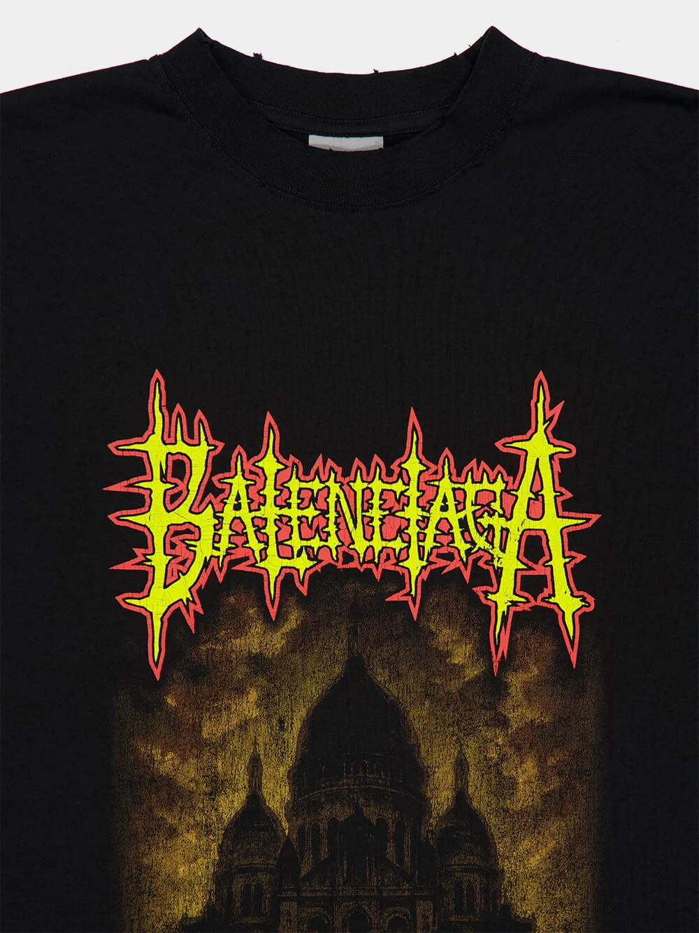 Black Cotton Graphic T-Shirt - Image 3