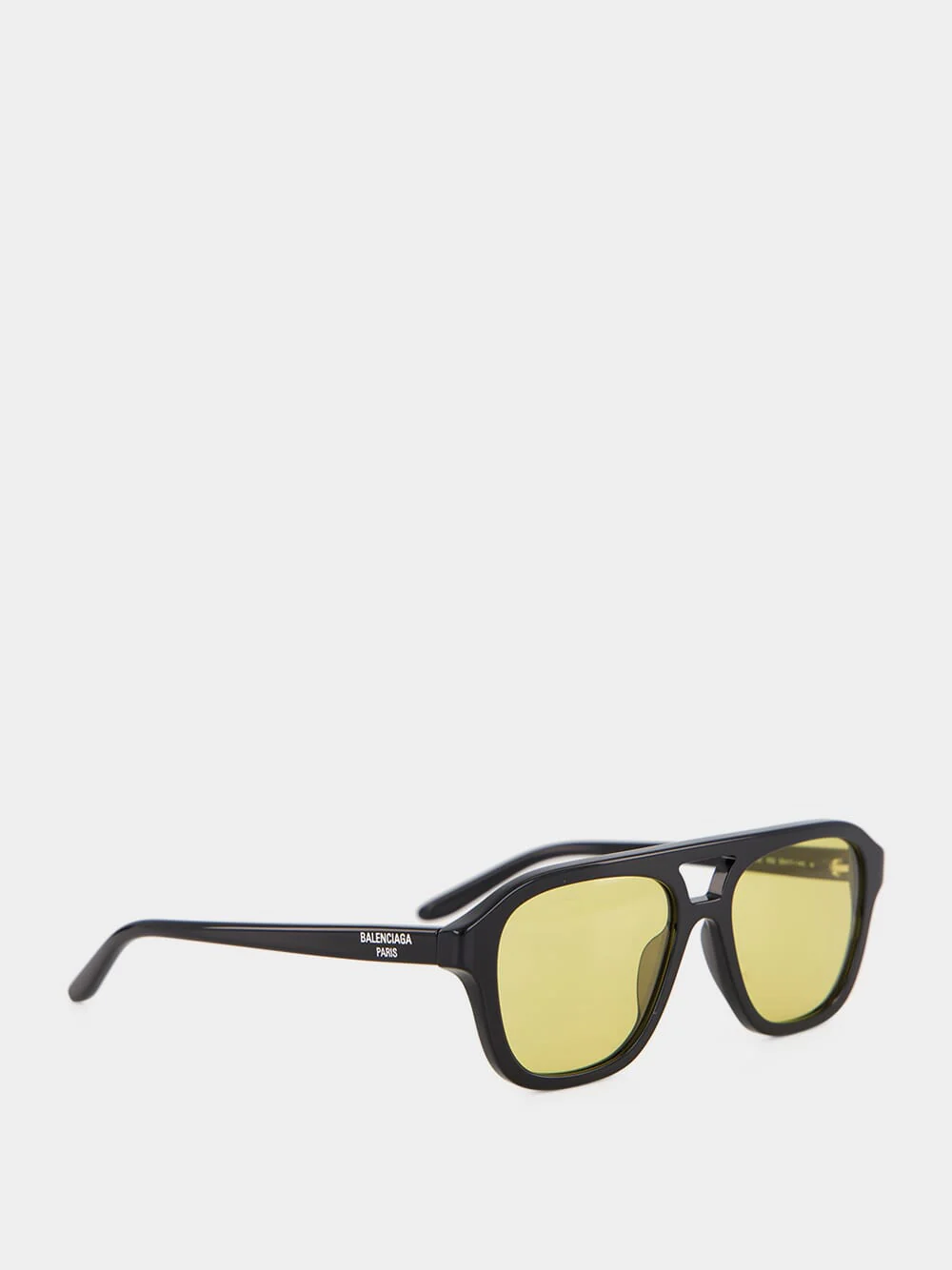 Black Daily Pilot Acetate Sunglasses - Image 2