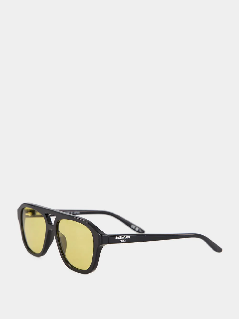 Black Daily Pilot Acetate Sunglasses - Image 3