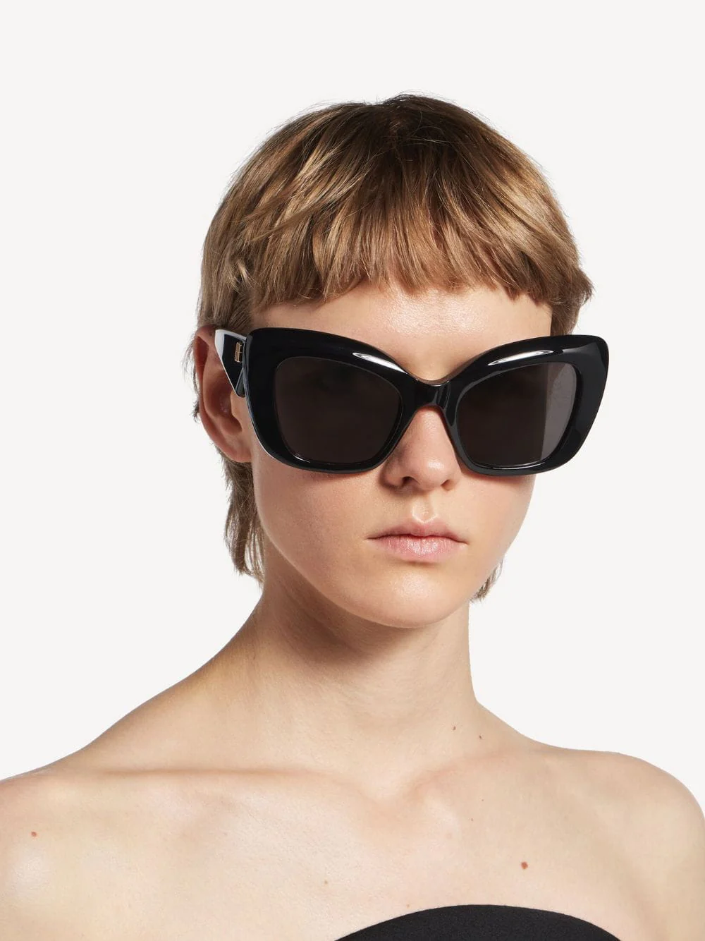 Black Diva Butterfly Acetate Sunglasses