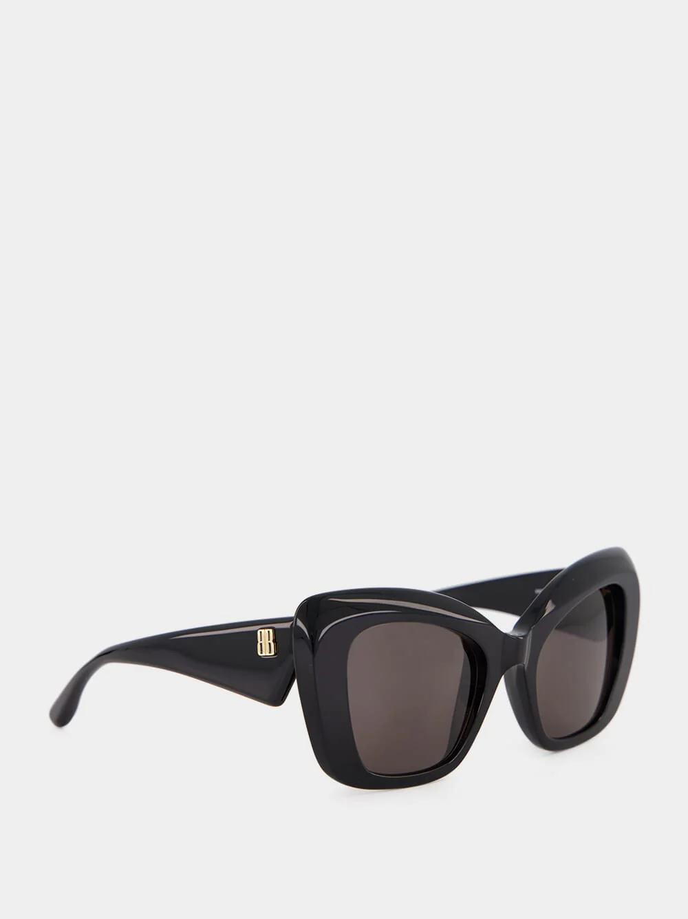 Black Diva Butterfly Acetate Sunglasses - Image 3