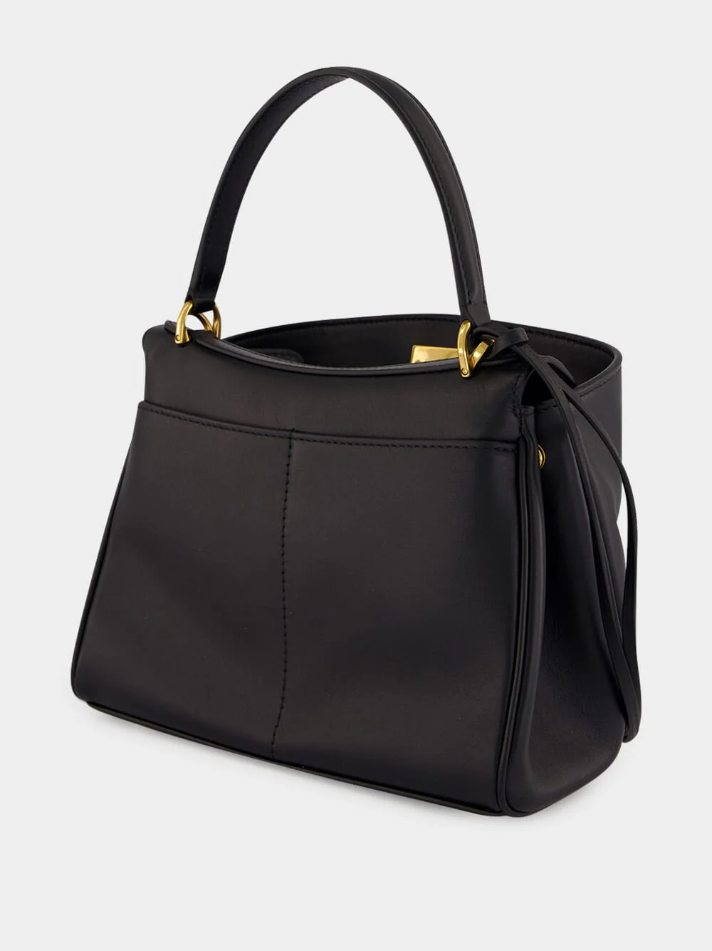 Black Rodeo Handbag Mini in Smooth Calfskin - Image 5