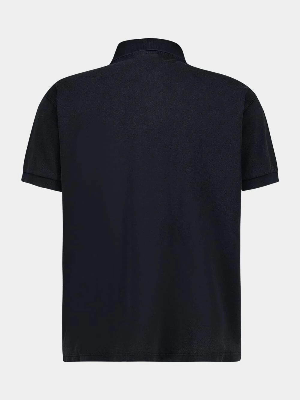 Black Standard Cotton Polo Shirt - Image 2