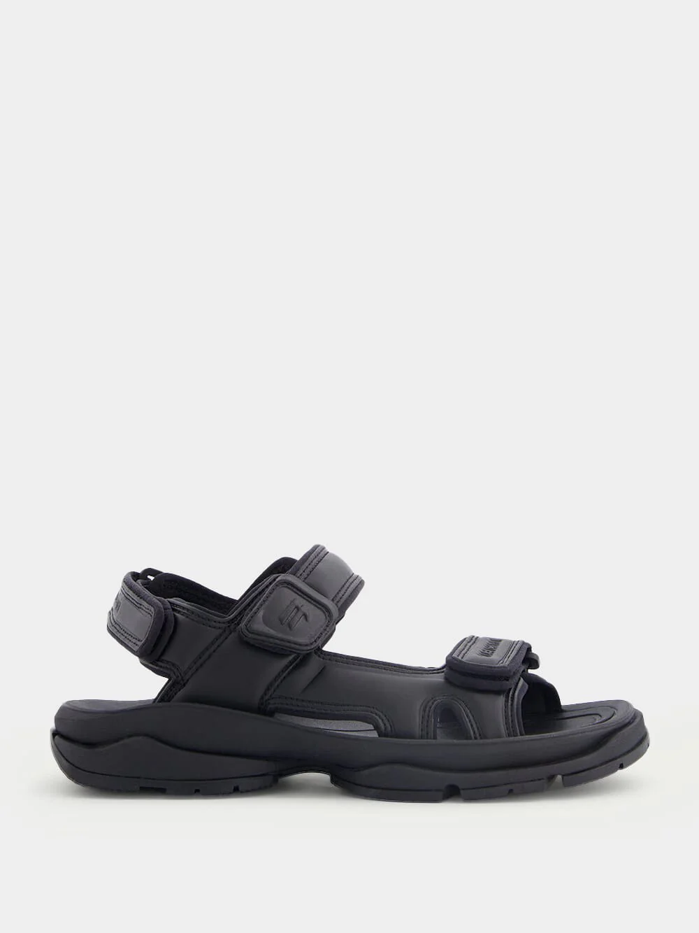 Black Tourist Sandals