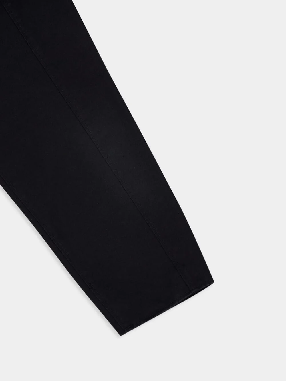 Black Zip-Up Jacket in Heavy Cotton - Image 4