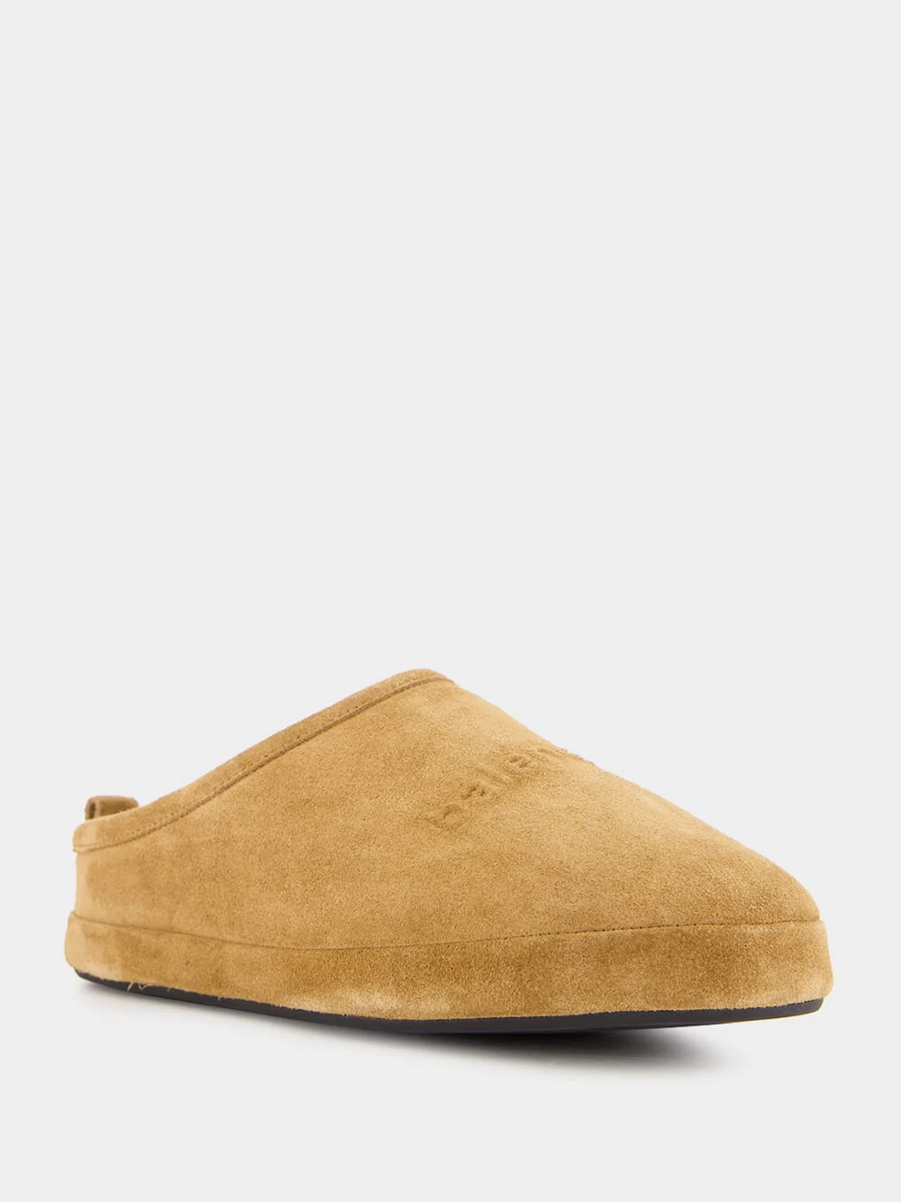 Brown Alaska Suede Shearling Slippers - Image 2
