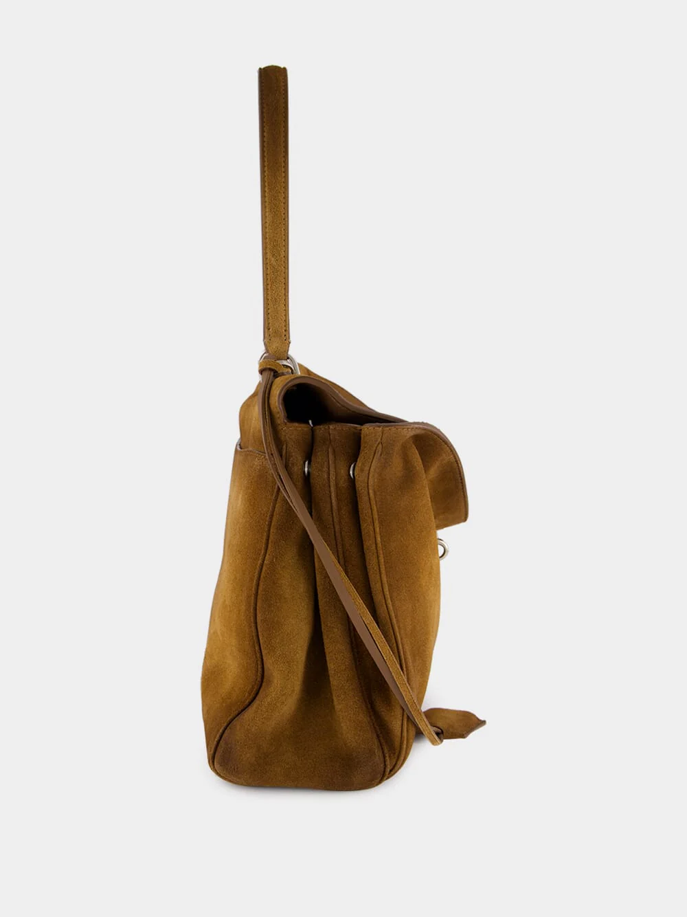 Camel Rodeo Suede Medium Handbag - Image 7
