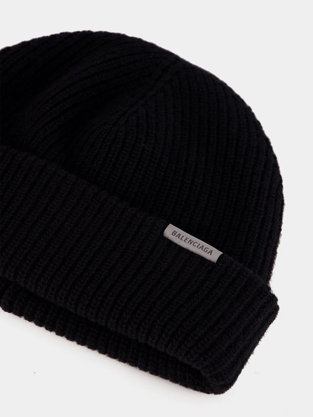Black Wool Beanie - Image 4