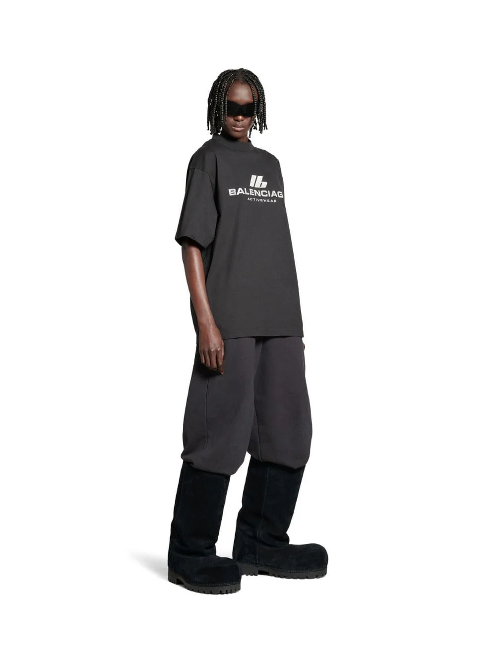 Black Activewear T-Shirt - Image 2