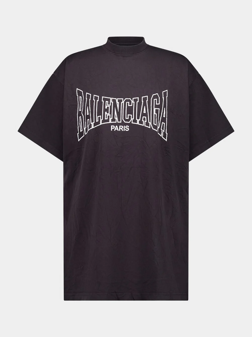 Black Oversized Logo T-Shirt - Image 4