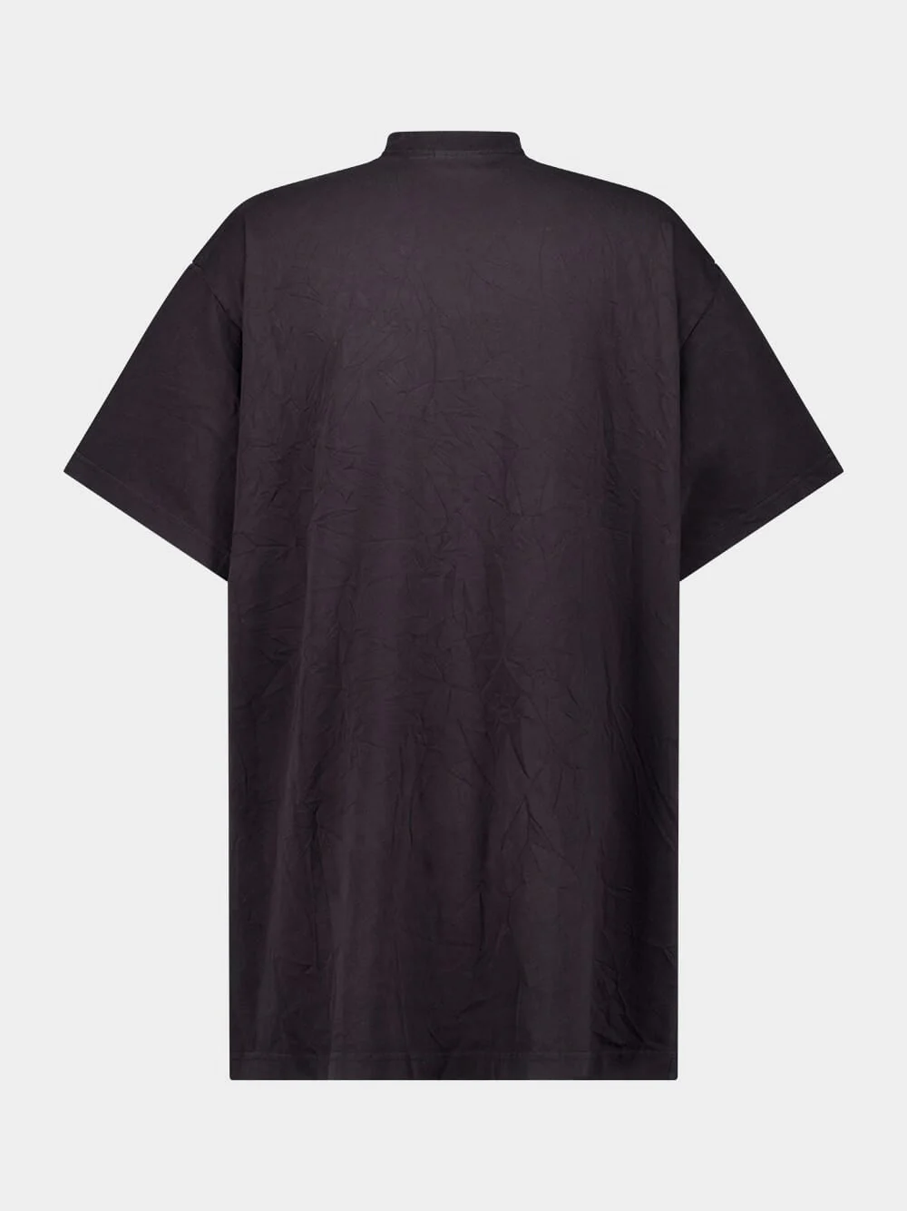Black Oversized Logo T-Shirt - Image 5