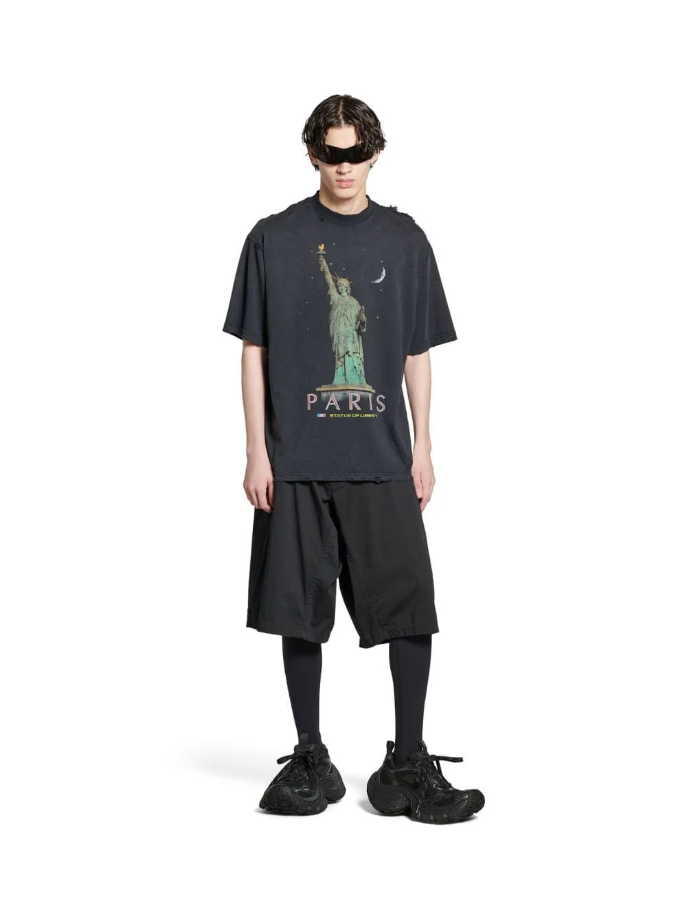 Black Paris Liberty T-Shirt - Image 2