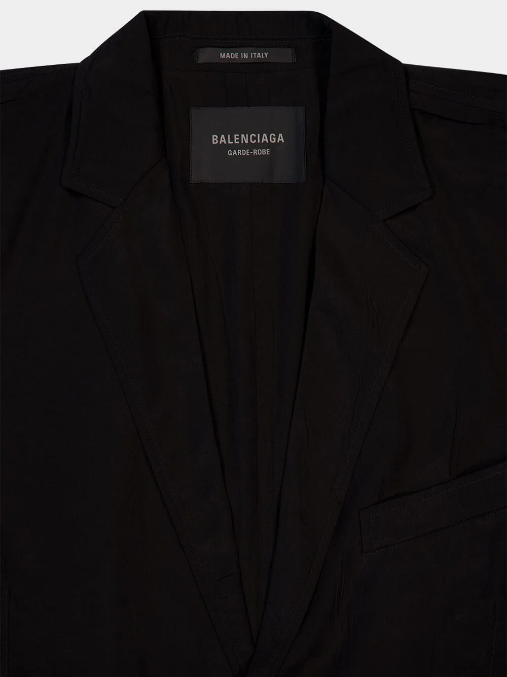 Black Single-Breasted Jacket - Image 7