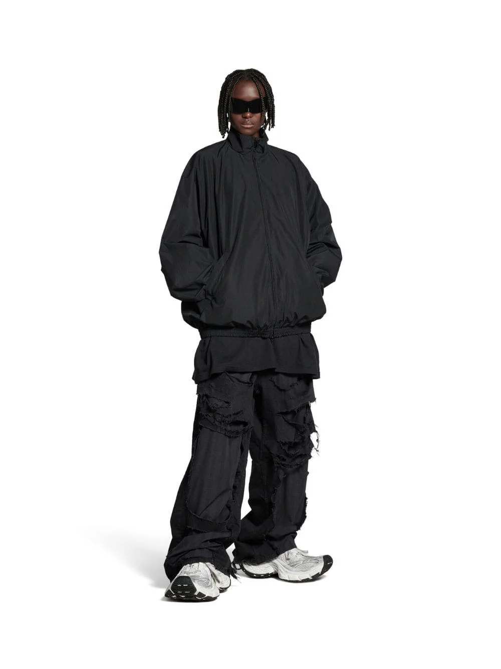 Black Tape Type Tracksuit Jacket - Image 2