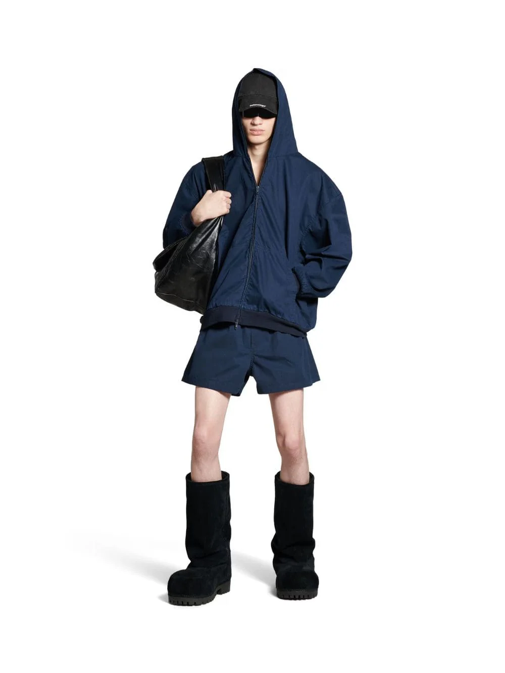 Blue Zip-Up Hoodie - Image 2