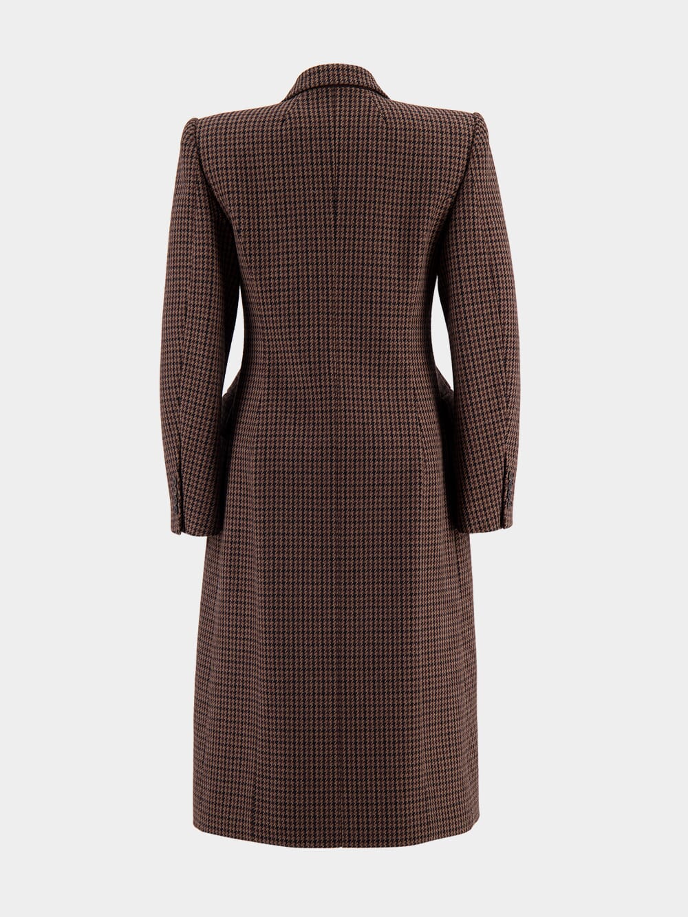 Checked Double-Breasted Coat - Image 2