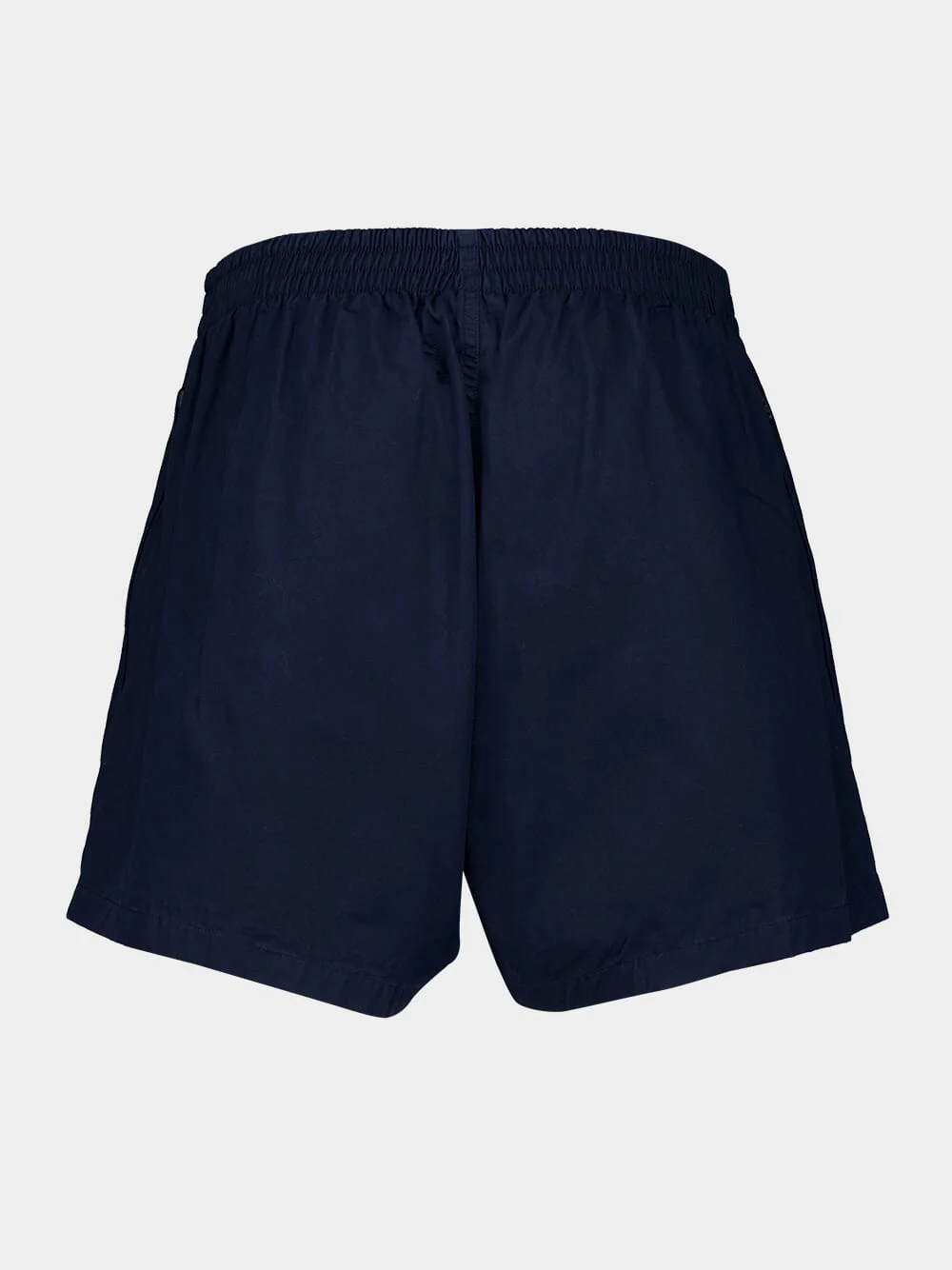 Dark Blue Cotton Poplin Boxer Shorts - Image 2