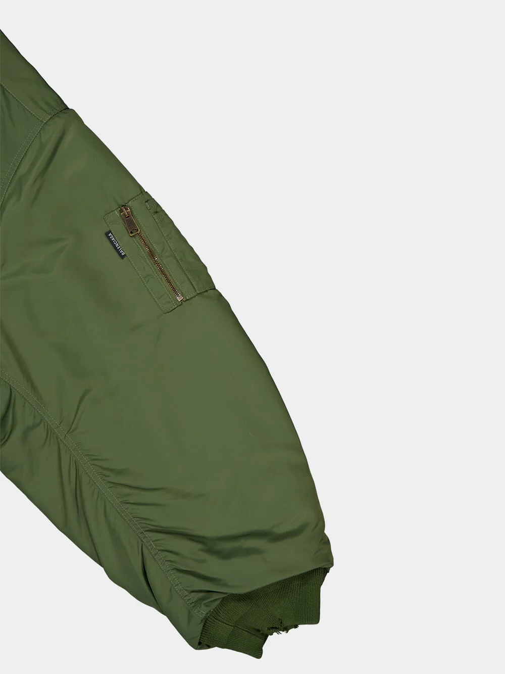 Dark Green Bomber Jacket - Image 6