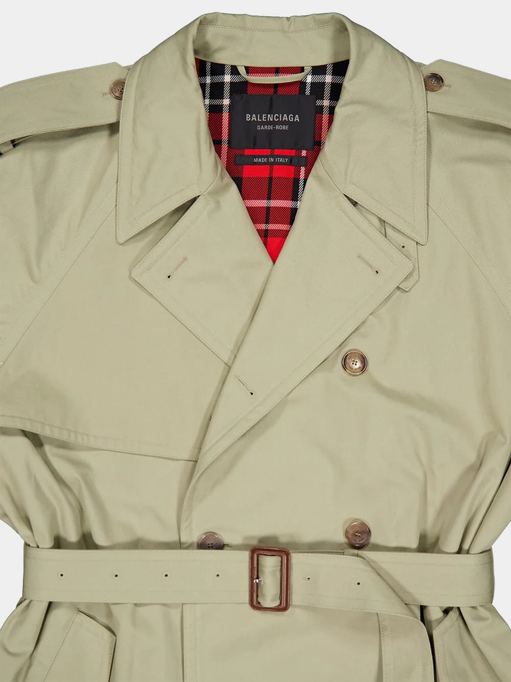 Double-Breasted Trench Coat - Image 3