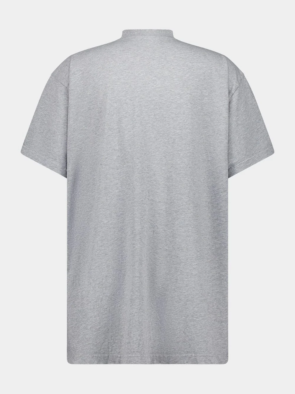 Grey Oversized Logo T-Shirt - Image 2