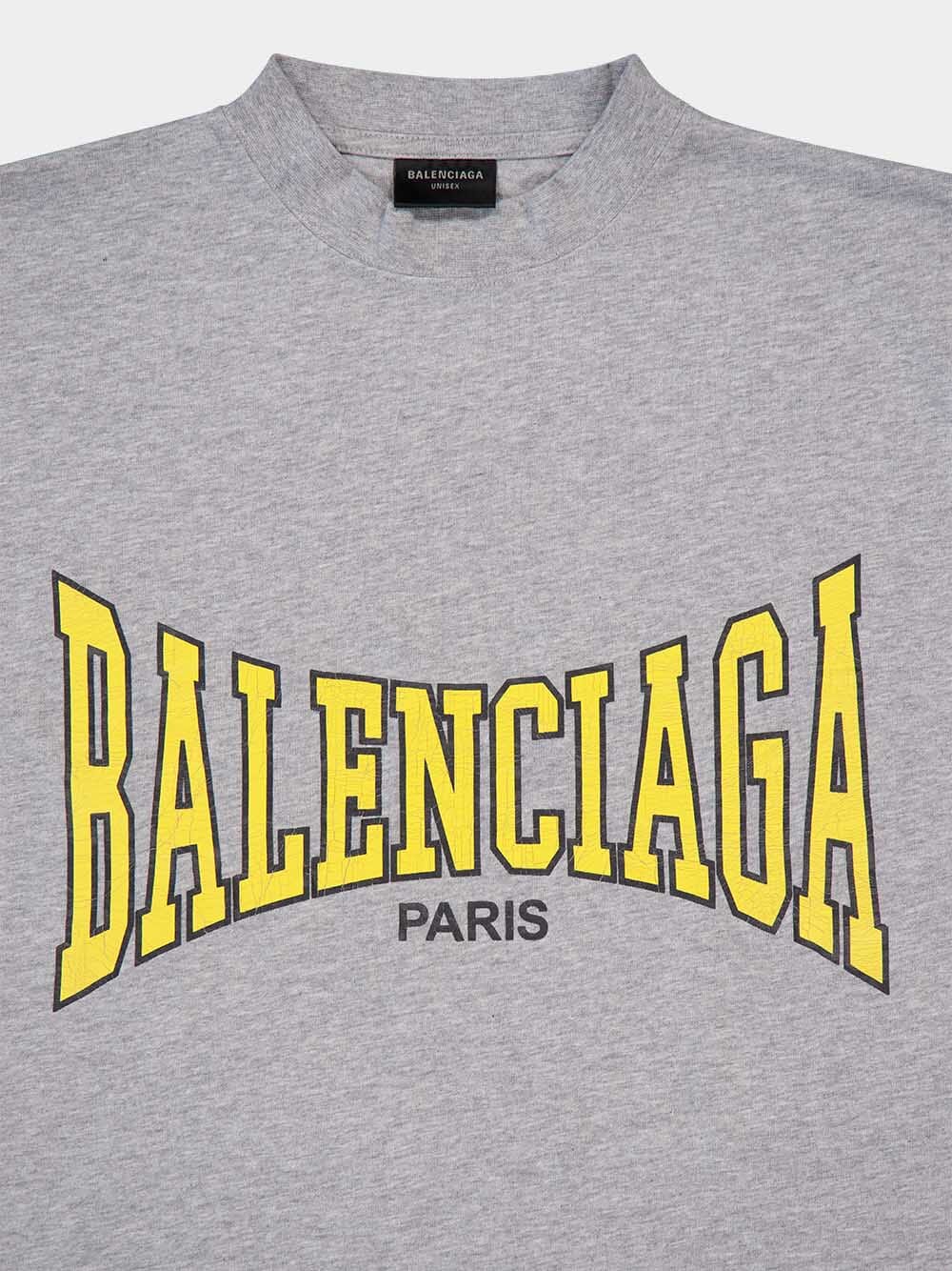 Grey Oversized Logo T-Shirt - Image 3