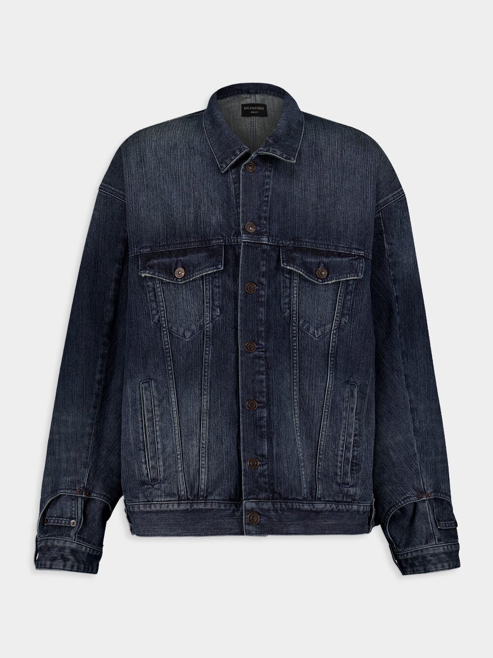 Italian Indigo Ring Denim Deconstructed Jacket