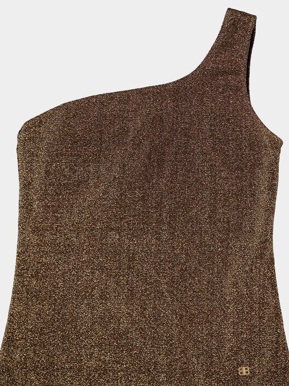 Lurex One-Shoulder Swimsuit - Image 3