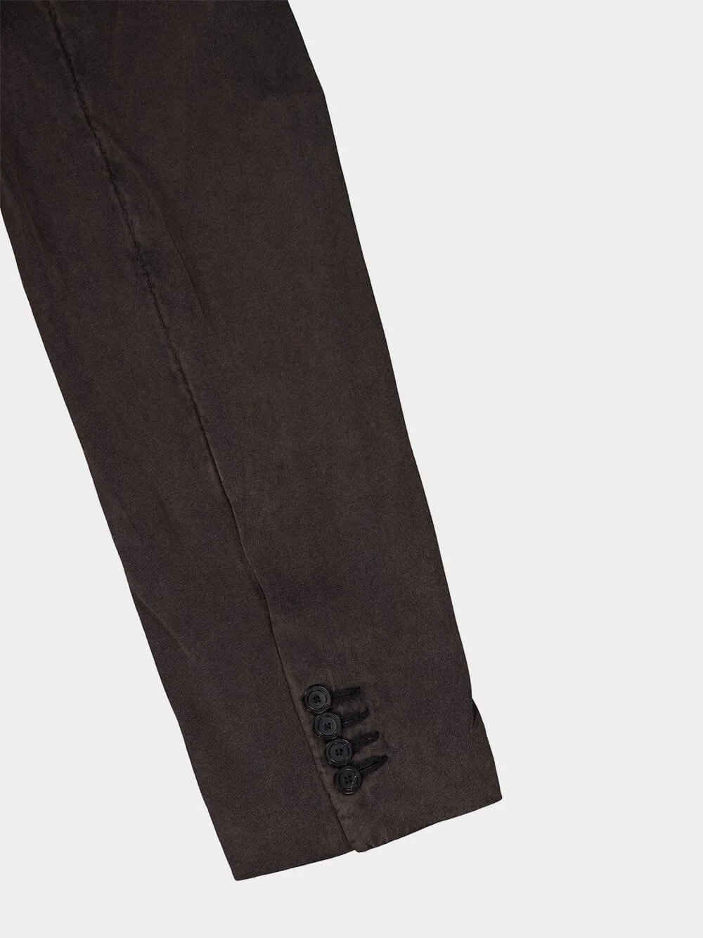 Slim Worn-Out Double-Breasted Jacket - Image 5