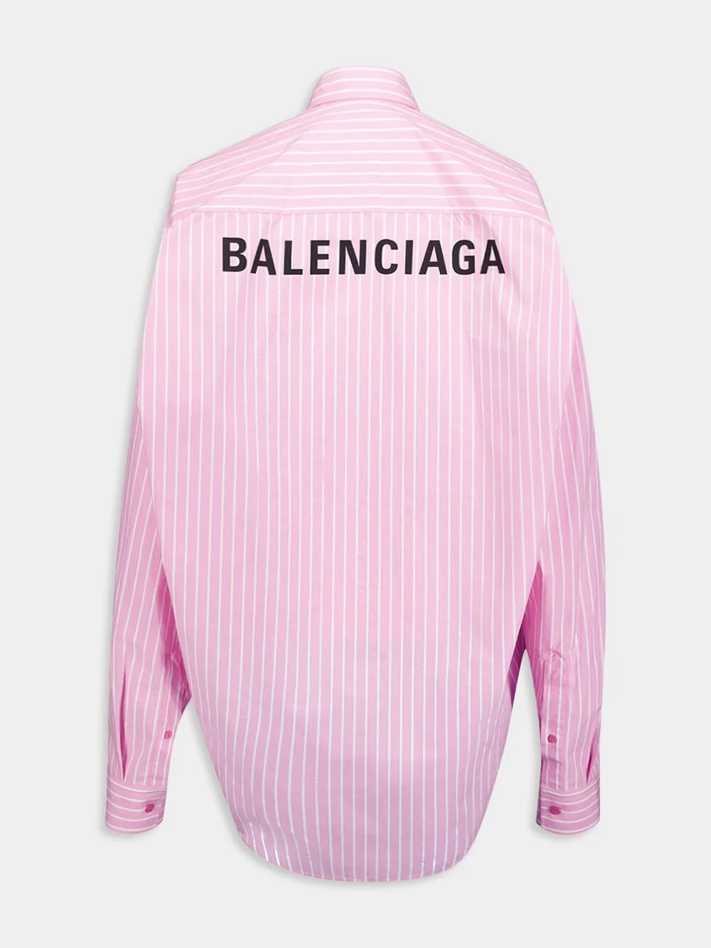 Cotton Poplin Striped Oversize Shirt - Image 2