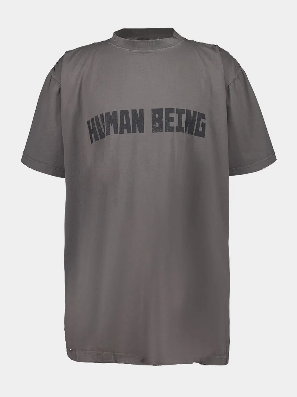 Dark Grey Human Being T-Shirt - Image 6