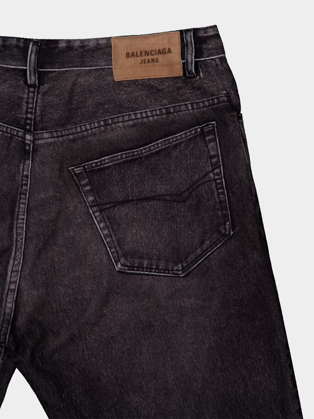 Denim Trompe L'œil Pants - Image 3