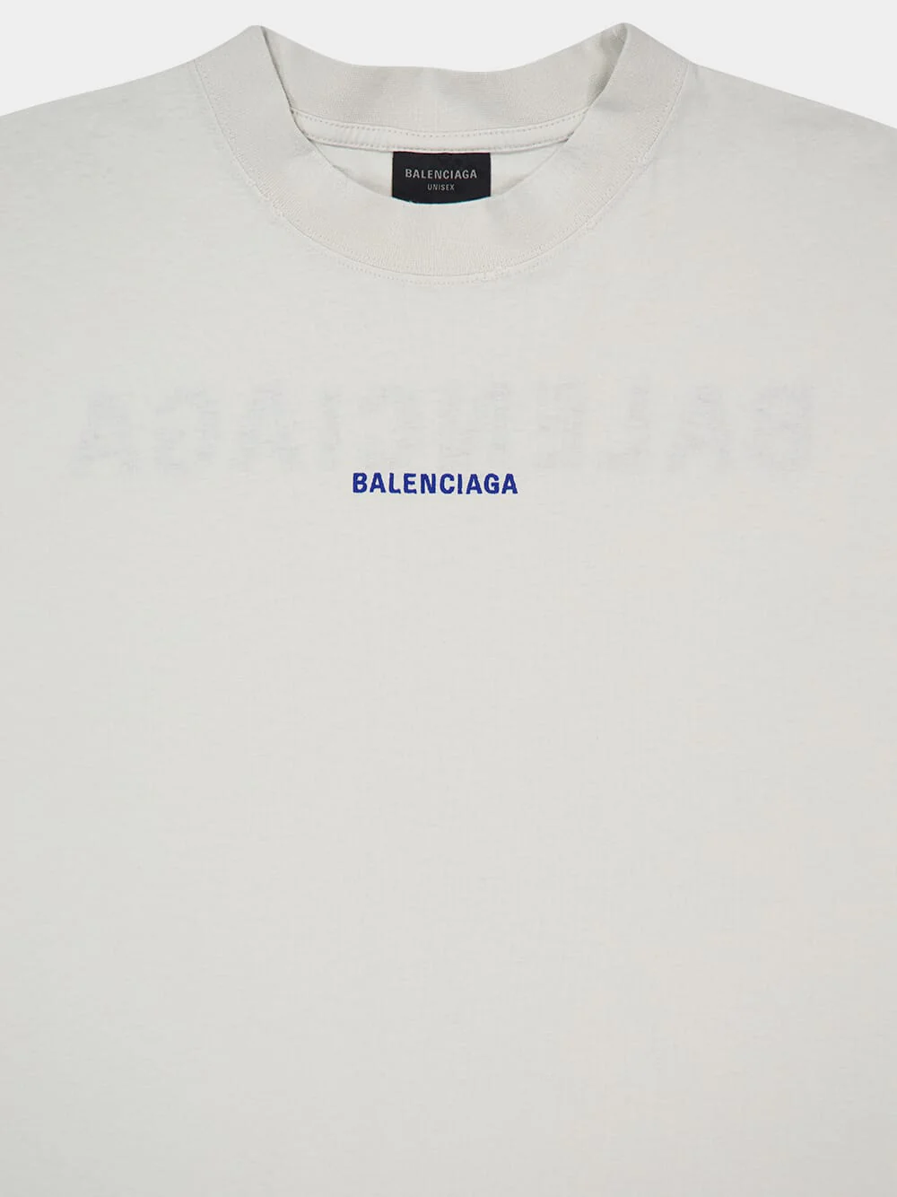 Dirty White and Blue Back T-Shirt - Image 3