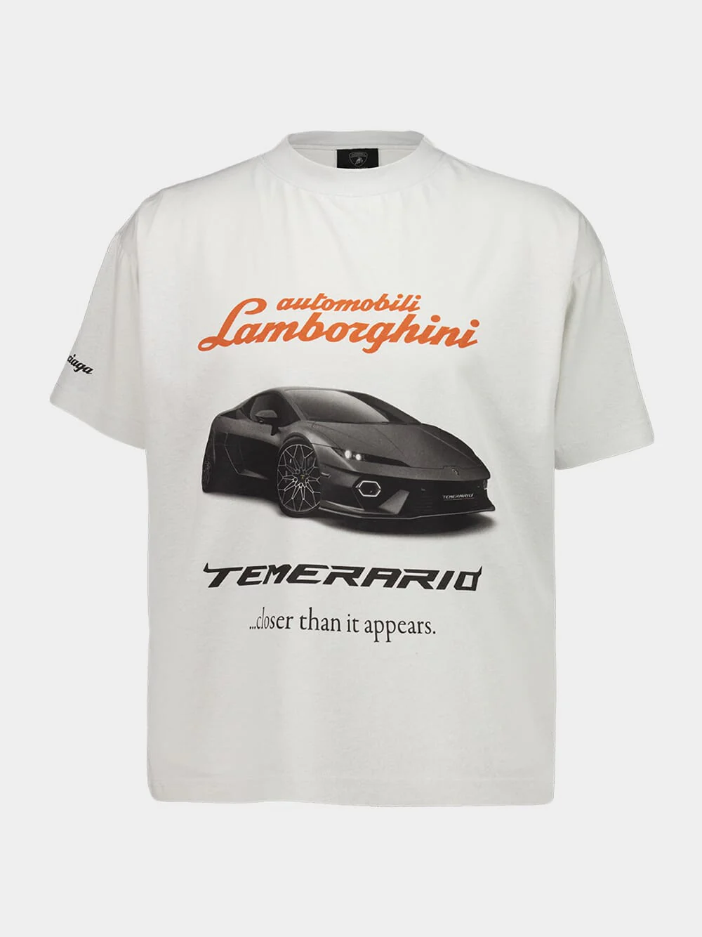 Dirty White Lamborghini Graphic T-Shirt