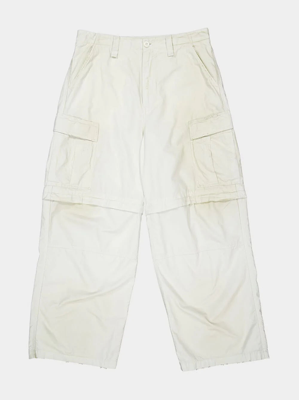 Dirty White Large Cargo Pants - Image 3