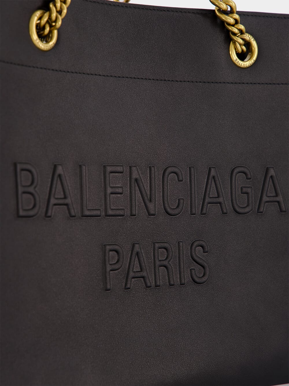 Duty Free Embossed Leather Tote Bag - Image 6