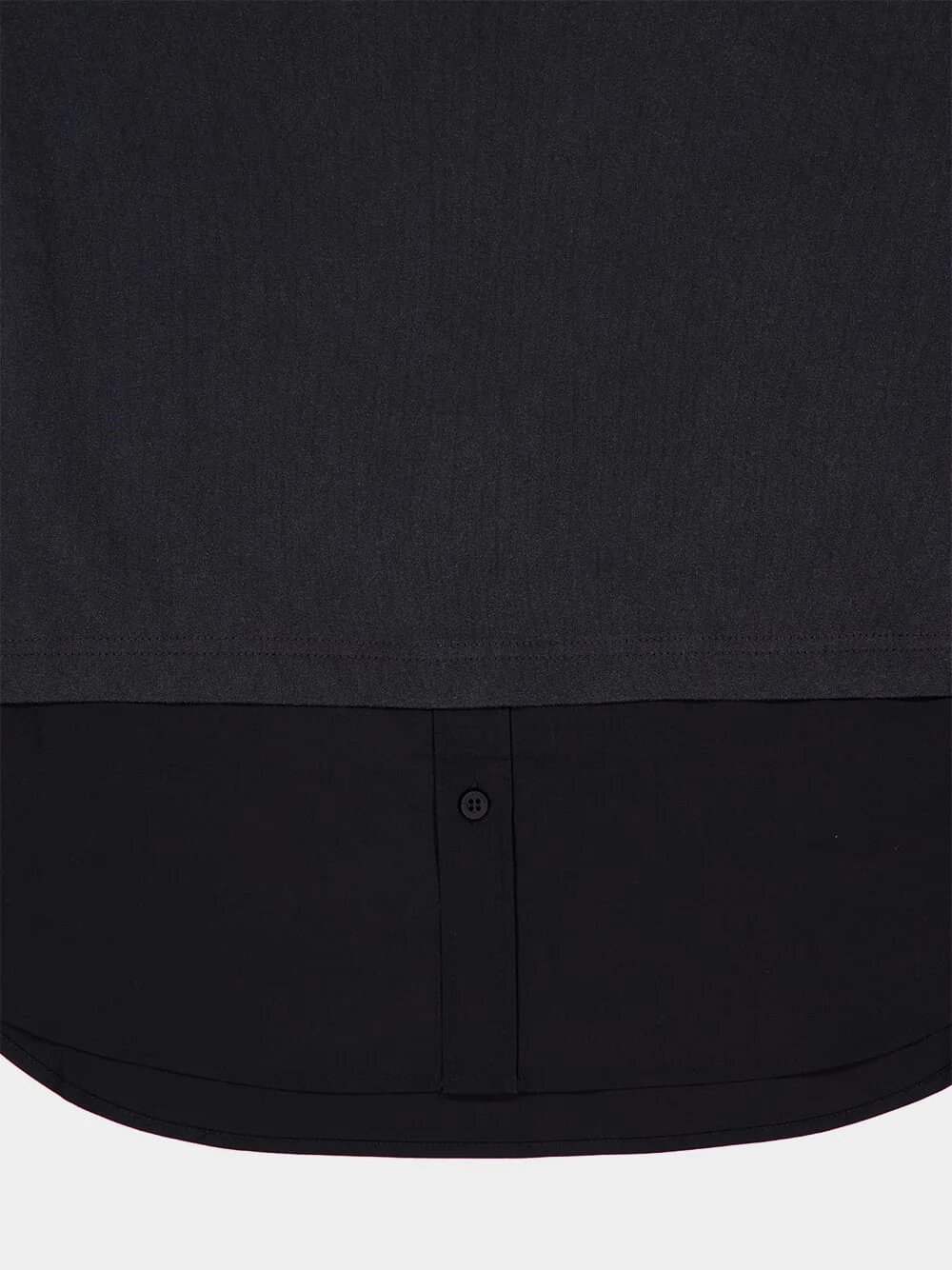 Faded Black Hybrid Cotton T-Shirt - Image 4