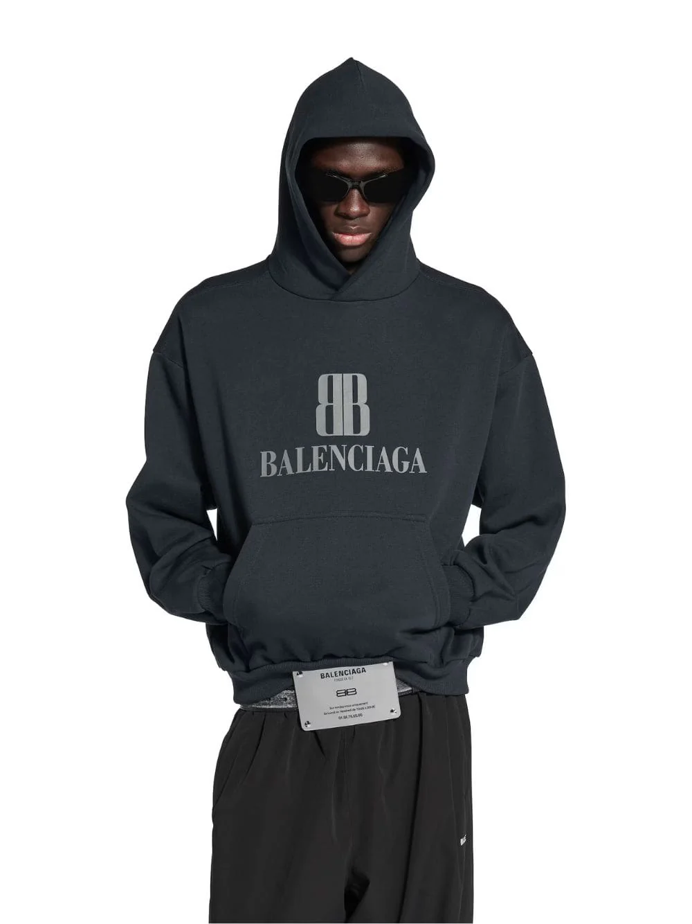 Faded Black Nano BB Medium Sweatshirt - Image 2